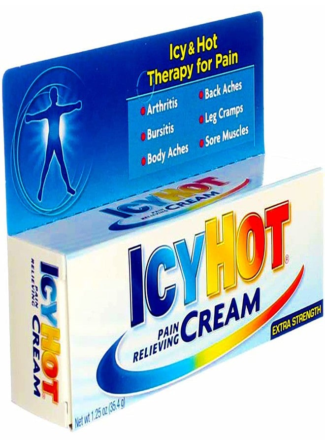 ICY Hot Pain Relieving Cream 1.25 Ounce Extra Strength (37ml) (2 Pack) - Image 2
